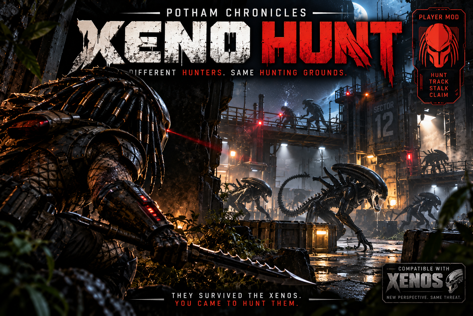 Xeno hunt concept artwork